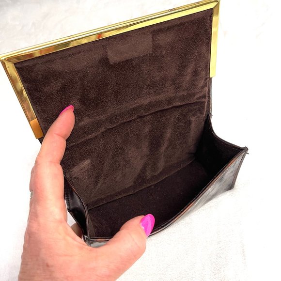 Tory Burch animal print patent glasses case - Picture 8 of 12